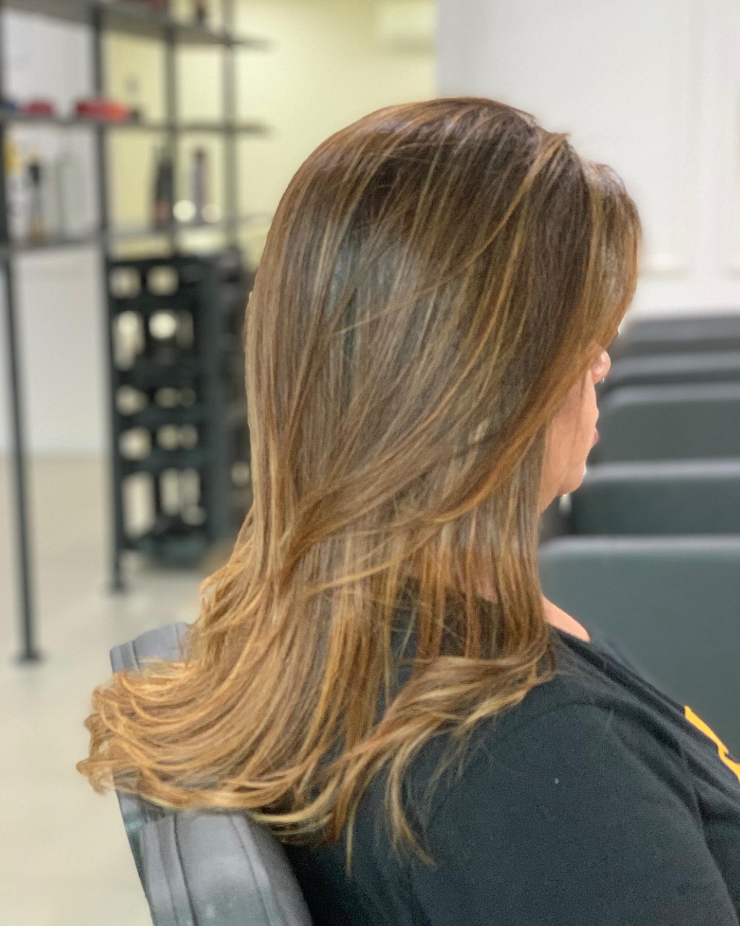Mechas contrastantes marcantes